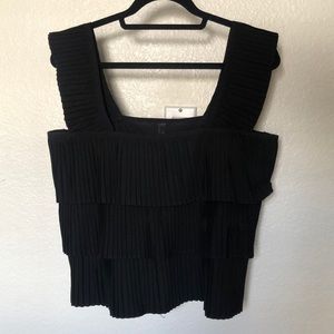 JCrew Pleated Top